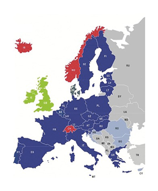 Unabhängige Staaten im EU-Raum