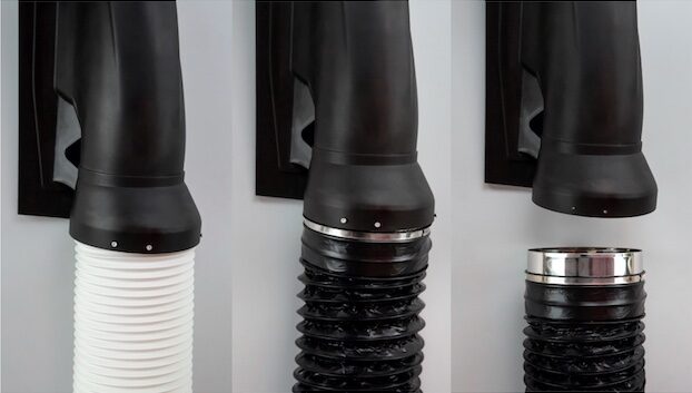 221109 schwarzer Klemmtrichter Schlauchanschluss schwarzer Klemmtrichter Schlauchanschluss